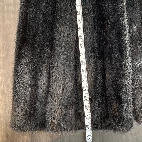 🌟HostPick🌟Real mink fur vintage coat - black - early 90s - Picture 10 of 17